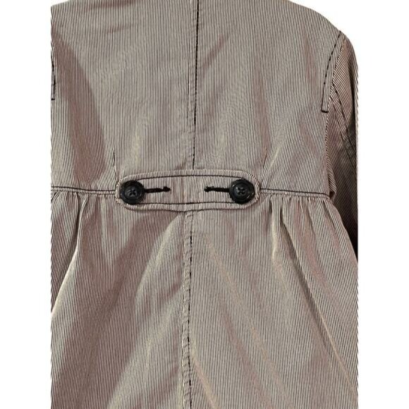 Old Navy Girls XS Blue & White Striped Double-Breasted Peacoat Jacket - Picture 10 of 11